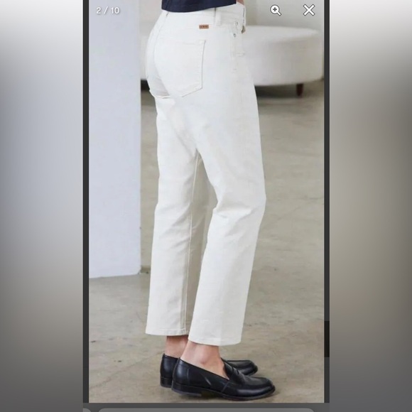 *SOLD* AYR Frenchie Jeans in Tahitian Vanilla, Sz 27 - Picture 3 of 6